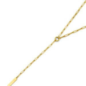 14KY Hanging Bar Necklace