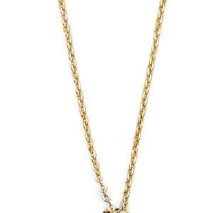 14KY CZ Heart Necklace