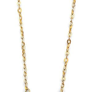 14KY Plain Cartoon Mouse Necklace