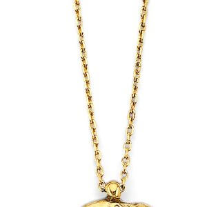 14KY Fancy Blue Evil Eye Necklace