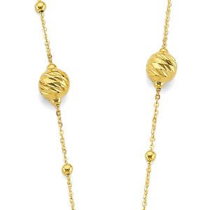 14KY DC Ball Necklace