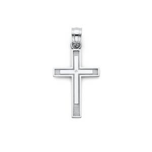 14KW Latin Cross Pendant (13X25mm)