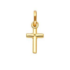 14KY Solid Latin Cross (8X20mm)