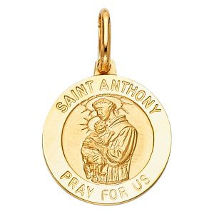 14KY St. Anthony Pendant (PT281)