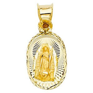 14KY Religious Stamp Pendant (PT341)