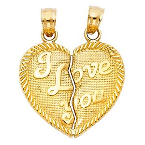 14KY Heart Pendant (PT407)