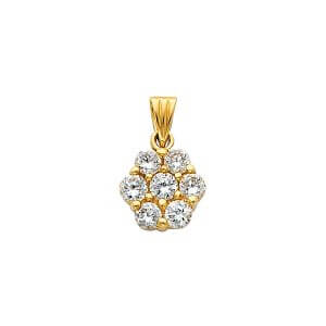 14KY CZ Pendant (PT693)