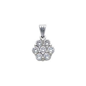 14KW CZ Pendant (PT693W)