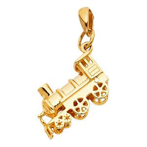 14KY Train Pendant