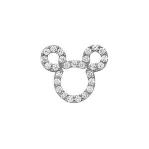 14KW Mouse CZ Pendant