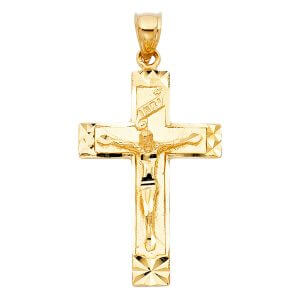 14KY Fancy Crucifix Pendant
