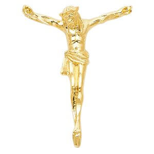 14KY Jesus Christ Body Pendant