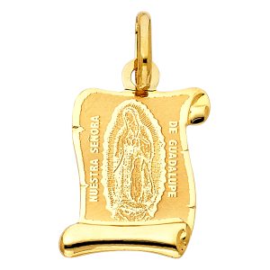14KY Our Lady of Guadalupe Pendant