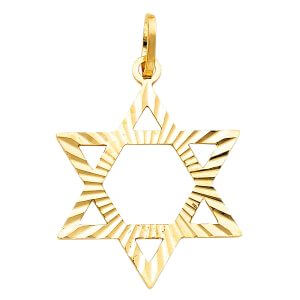 14KY Star of David Pendant