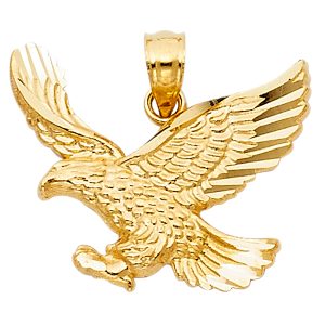 14KY Eagle Pendant