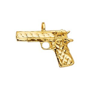 14KY Rifle Pendant