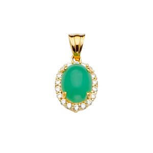 14KY Jade Pendant/Set