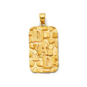 14KY Dad Pendant