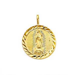 14KY Guadalupe Pendant