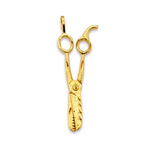 14KY Scissors Pendant