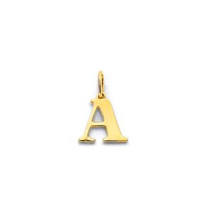 14KY Initial Pendant