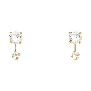 14KY Stud Earrings (ST378)