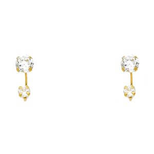 14KY Stud Earrings (ST381)