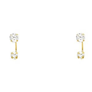 14KY Stud Earrings (ST384)