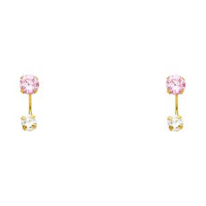 14KY Stud Earrings (ST385)