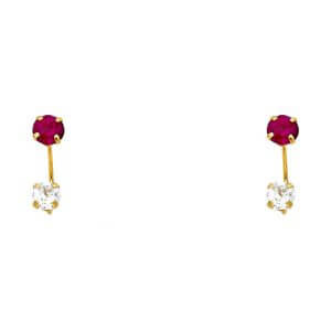14KY Stud Earrings (ST386)