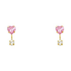 14KY Stud Earrings (ST387)
