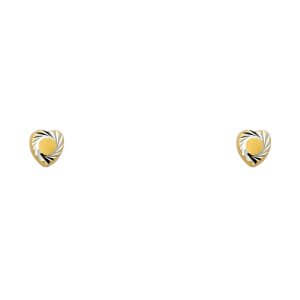 14K 2T Stud Earrings (ST442)