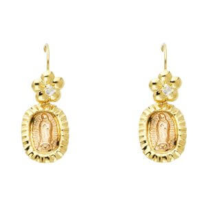 14K 2T Stud Earrings (ST462)