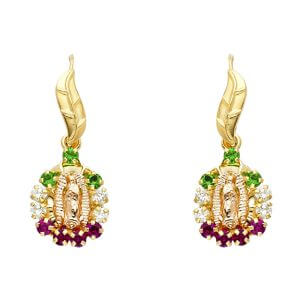 14K 2T Stud Earrings (ST481)